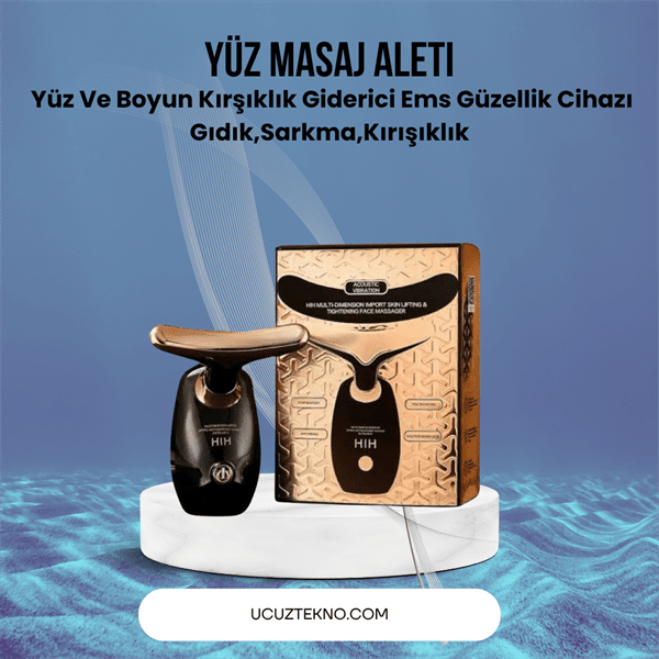 Yüz ve Boyun Masaj Aleti – Yunus Tasarım, Kırışık Görünümü Giderici