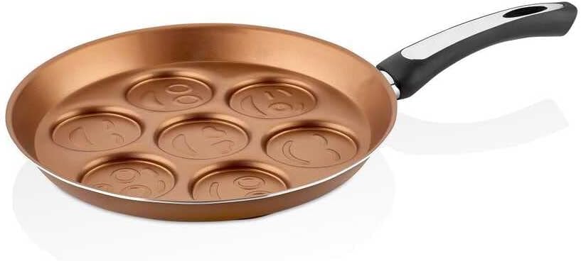 Redio 28cm Emoji Pankek Tavası Bakır