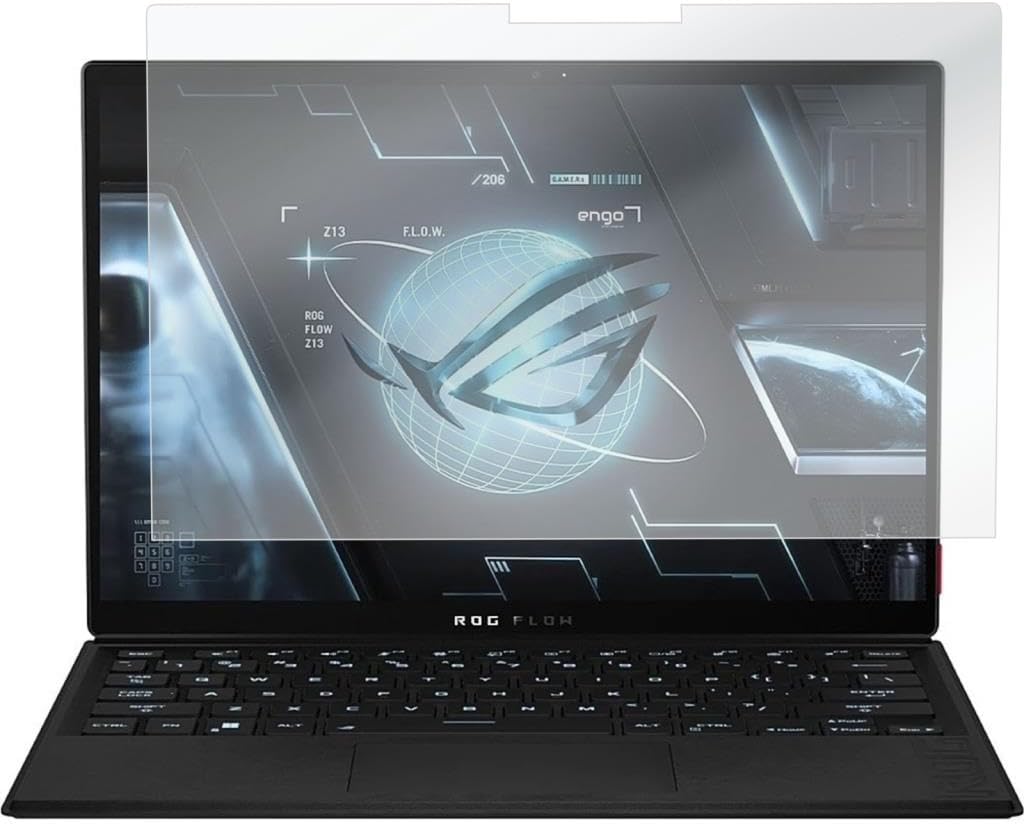 Asus Rog Flow Z13 13.4 İnç İle Uyumlu Mat Ekran Koruyucu Notebook, Yansıma Ve Parlama Önleyici Parmak İzi Bırakmayan Laptop Koruma, 9h Temperli Kırılmaz Esnek Nano Cam 16:10
