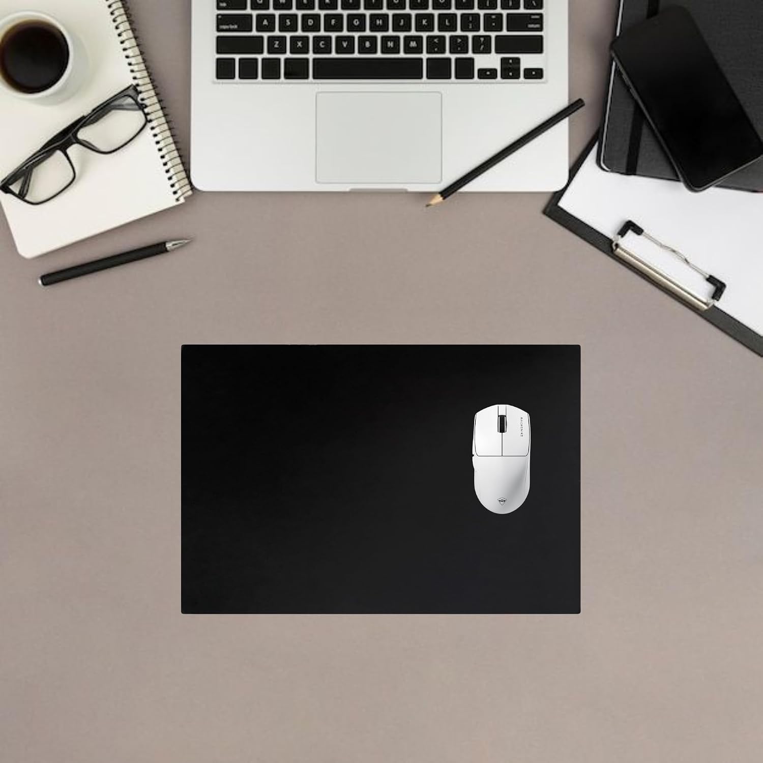 MP07-24x33 Ofis Ve Gaming Mousepad | Kaymaz Taban, Oyuncu Gamepad, Ev, Ofis, Oyun Için (Siyah)