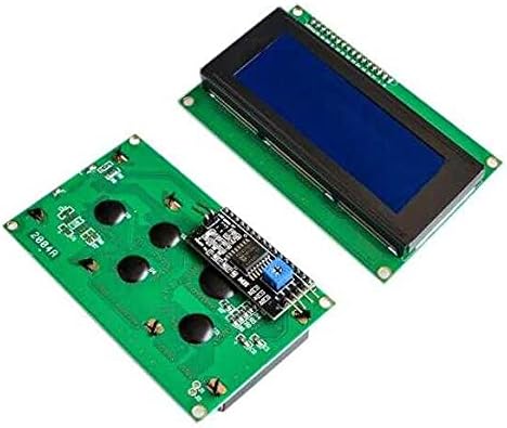 20x4 LCD Ekran - I2C Lehimli Mavi Display