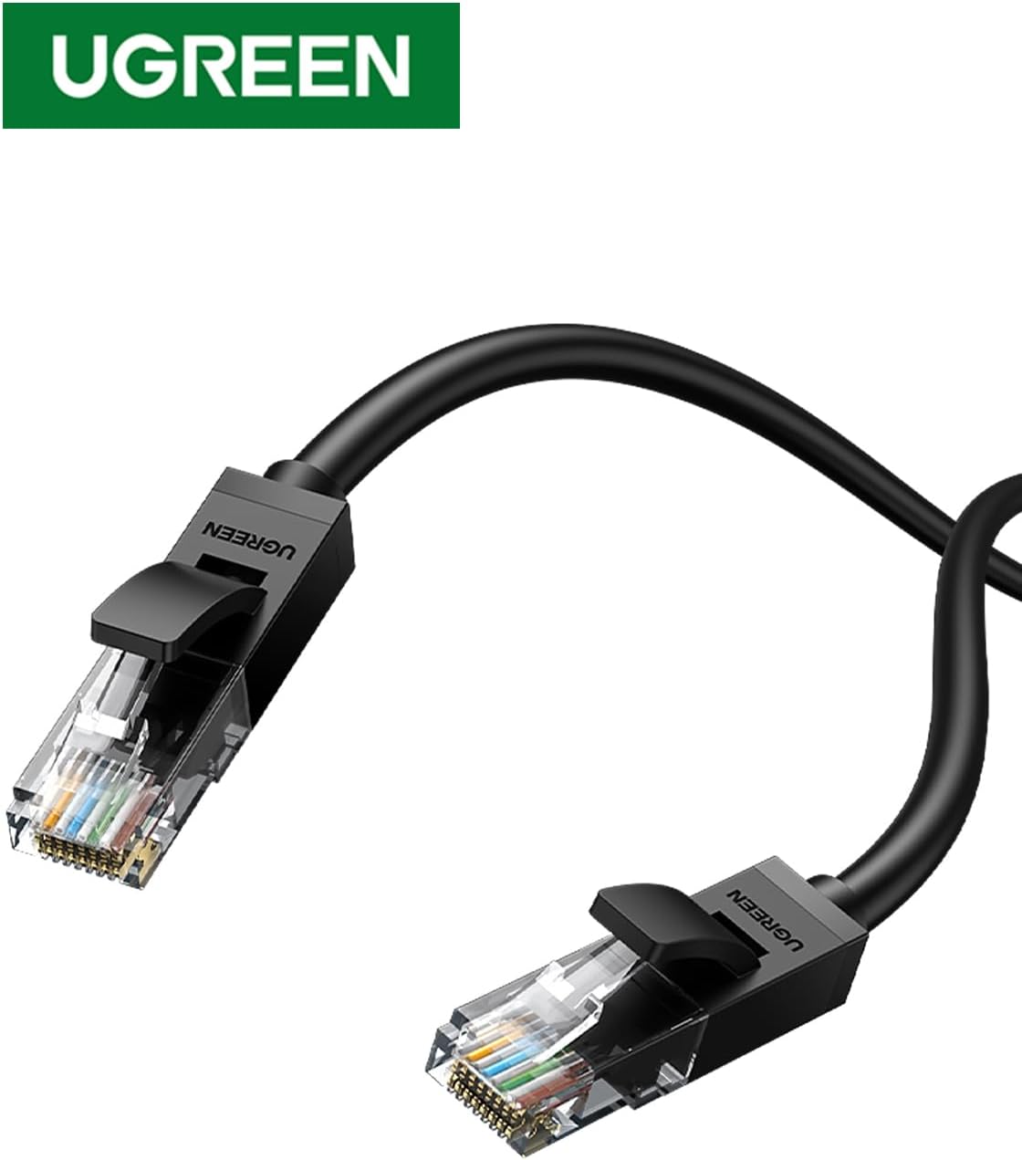 CAT6 Ethernet Kablosu, 2 Metre, Siyah