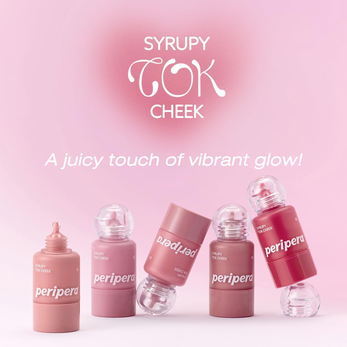 İnce Yapılı, Ciltle Bütünleşen, Pigmentli Likit Allık Syrupy Tok Cheek (15 Breezy Grapefrui