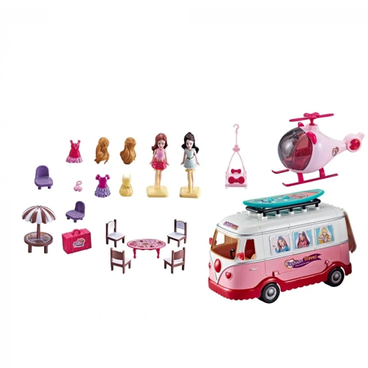K014 Full Aksesuarlı Karavan Seti