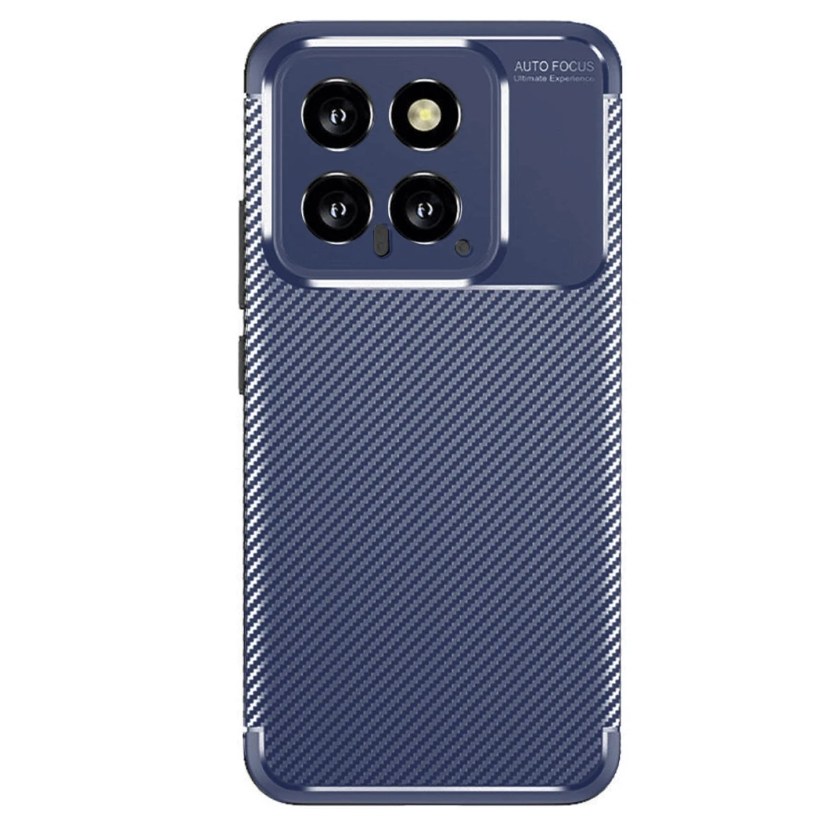 Xiaomi Mi 14T Kılıf Auto Focus Karbon Kapak - Lacivert