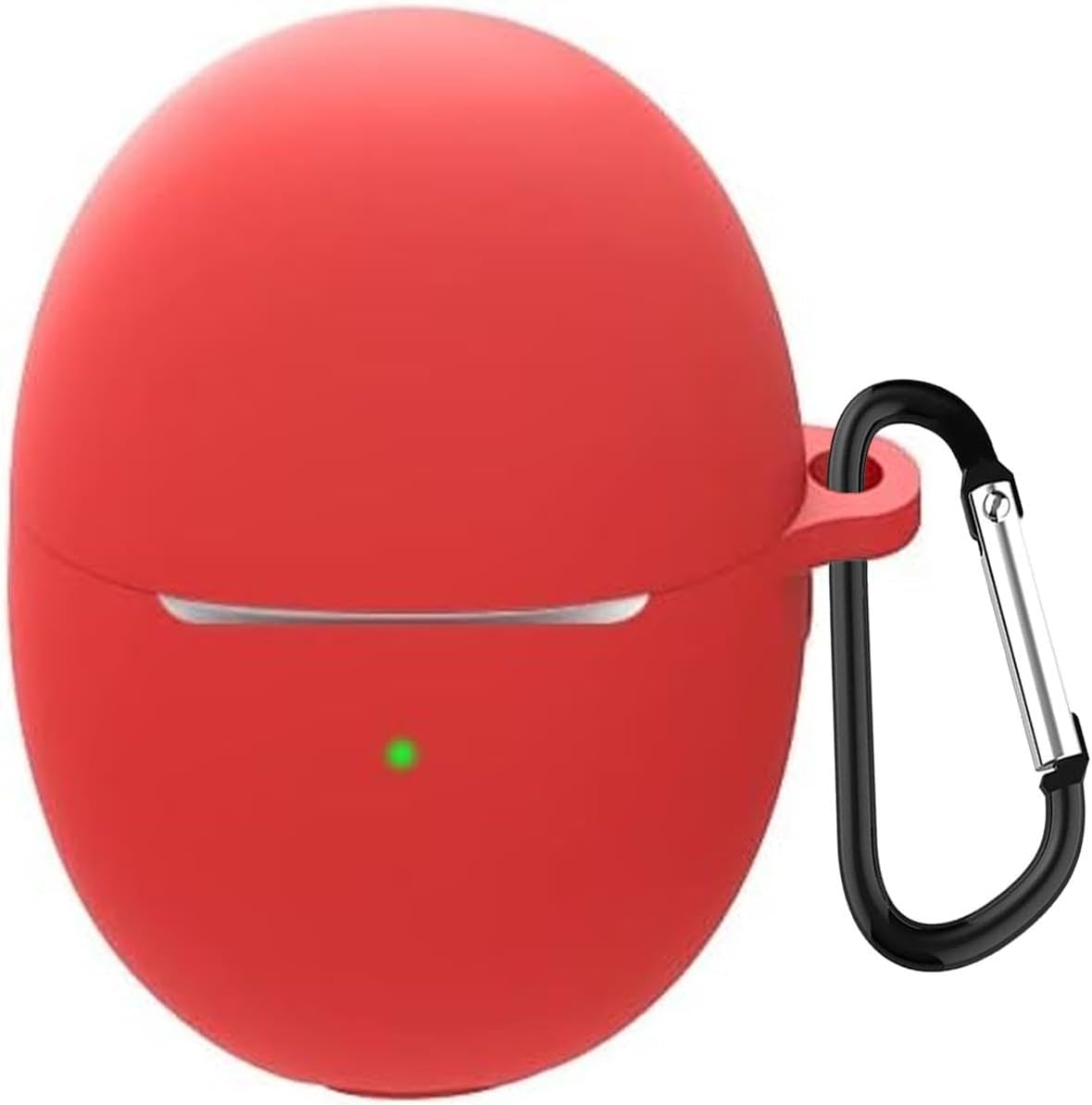 Huawei FreeBuds 5 için Kılıf Mat Silikon Kırmızı [FreeBuds 5 ile Uyumlu Kılıf - Kırmızı]