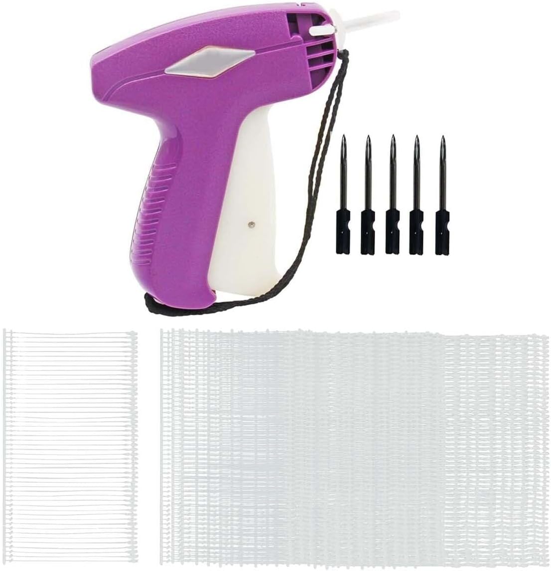 Standart 45mmTekstil Kılçık ve Tabancası ve 5 Li Yedek Iğnesi Set