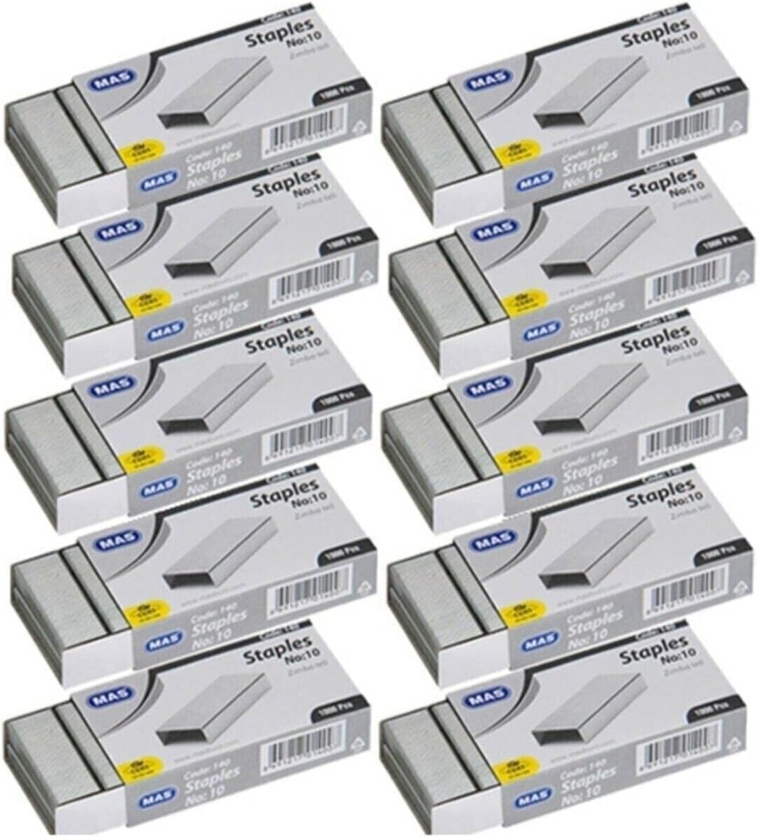 140 Zımba Teli No:10 Beyaz 10 Paket
