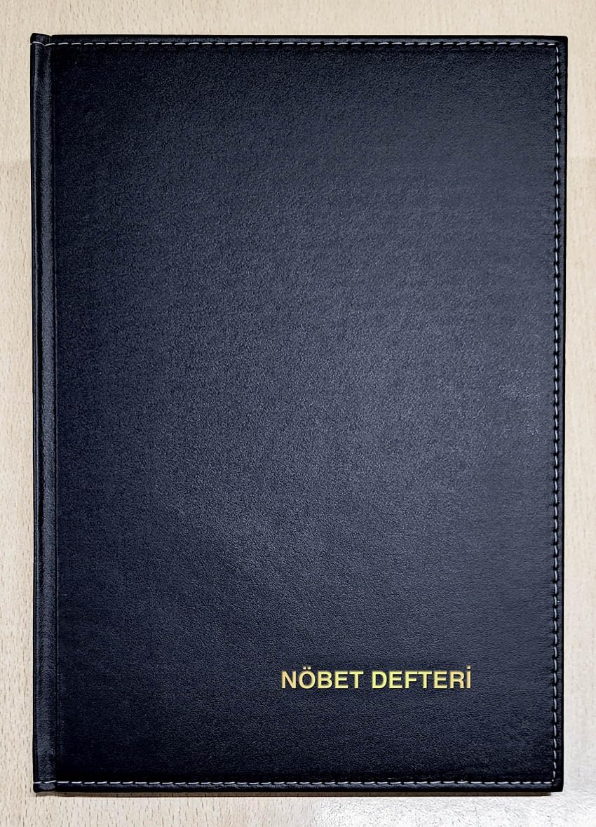 100 Yaprak Nöbet Defteri (200 Sayfa - 23x32 cm) | Sunideri Sert Kapak Lüks Ciltli | Öğretmen Ders Takip, Devamsızlık ve Denetim Çizelgeli | Okullar & Dershaneler İçin İdari Kayıt Defteri