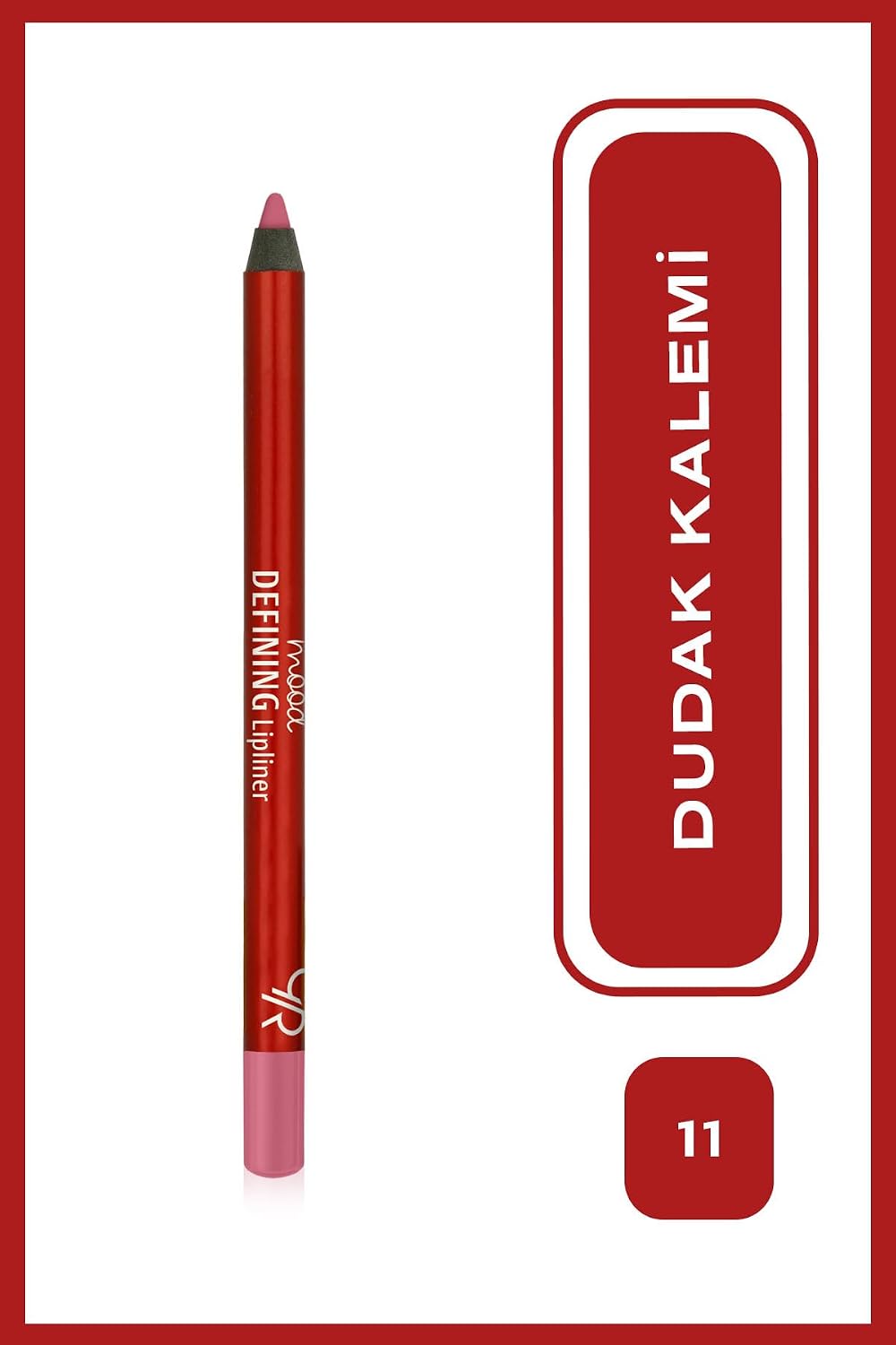 Mood Defining Lipliner No:11 Rosy Pink - Dudak Kalemi