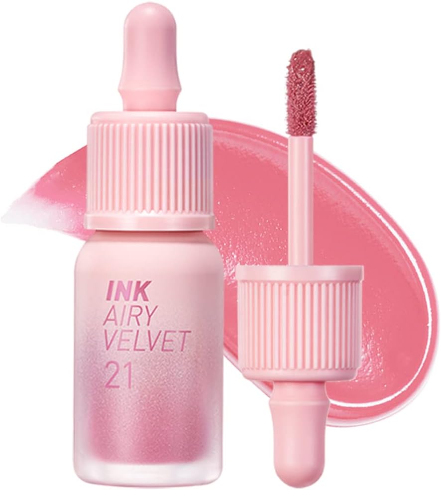 Uzun Süre Kalıcı ve Hafif Formüllü, Kadife Bitişli Tint Ink Airy Velvet (21 Fluffy Peach)