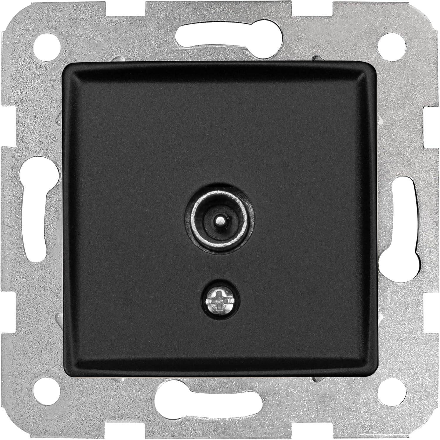 Linnera Life Gece Siyahı TV Geçişli 12dB Mekanizma ve Kapak
