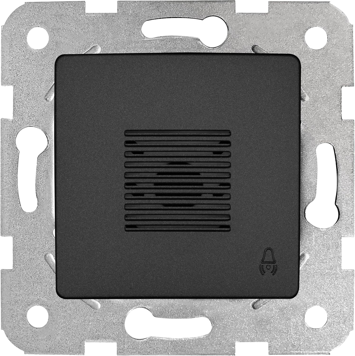 Linnera Life Gece Siyahı Zil BUZZER Mekanizma ve Kapak