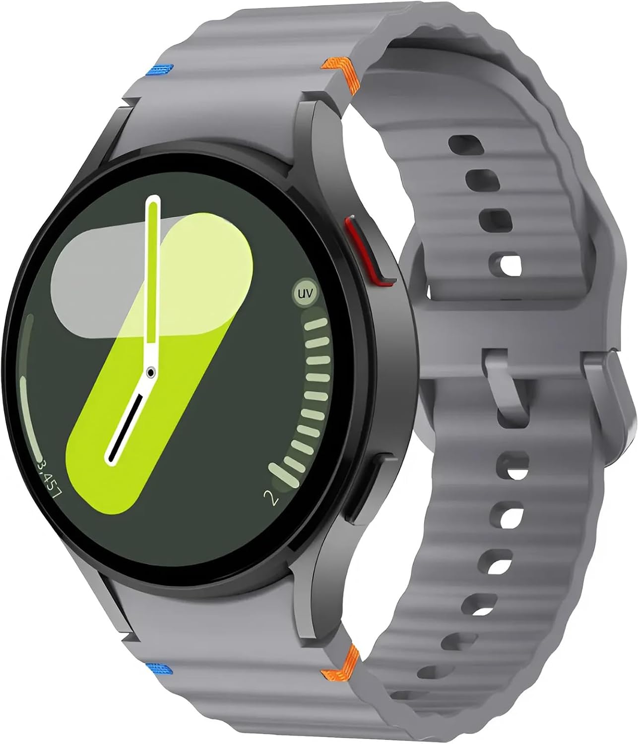 Huawei ile Uyumlu Watch 3 Gt Gt2 Gt2e Gt3 Gt4 Gt 5 Pro Se Elite 46mm Uyumlu 22mm Spor Silikon Kordon (Gri)