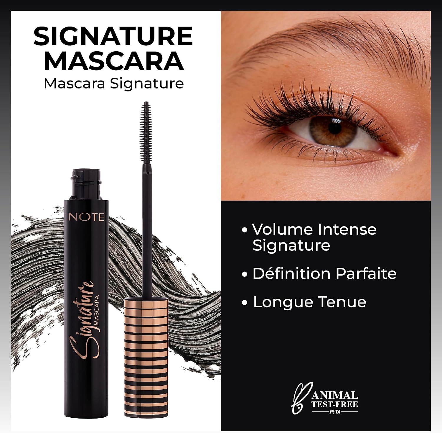Cosmetics Signature Hacim ve Takma Kirpik Etkili Maskara - Ultra Siyah
