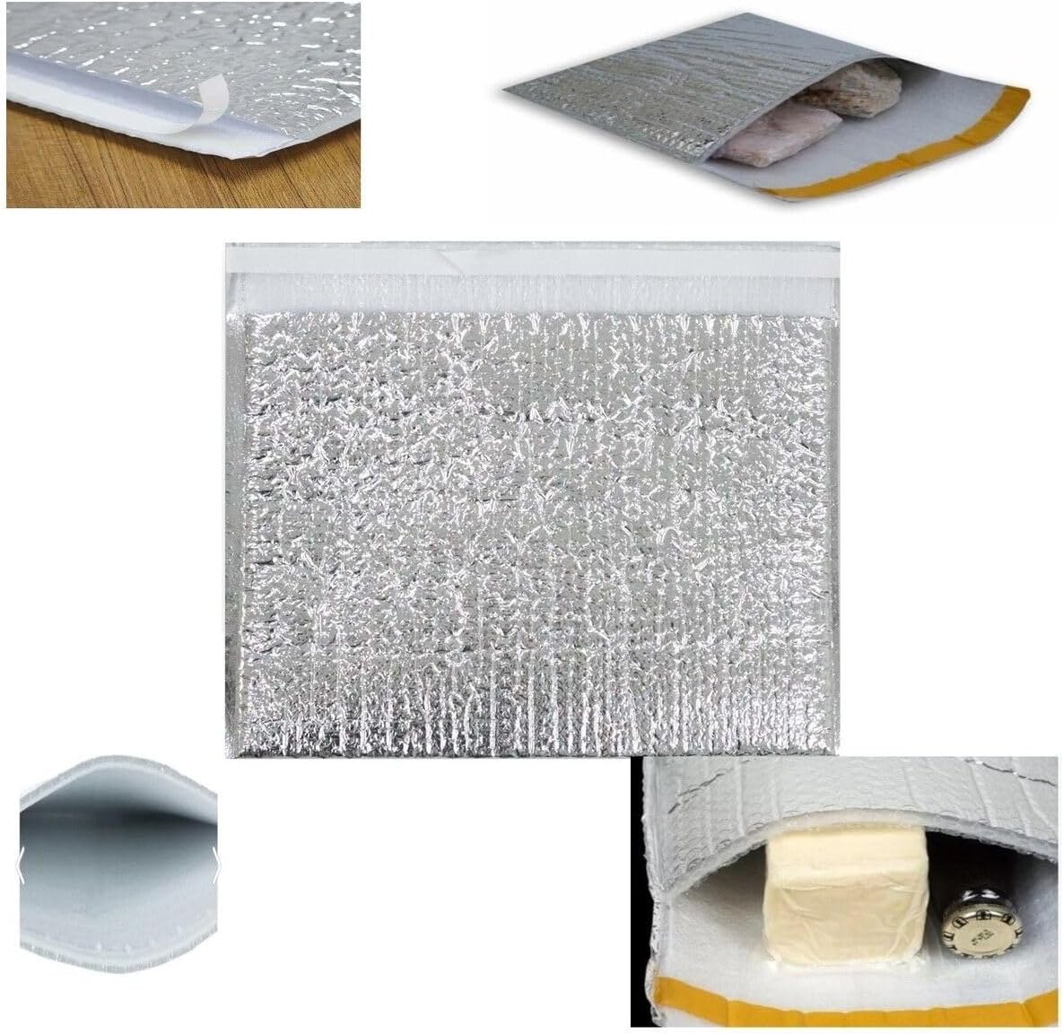 Soğuk Zincir Torbası Cool Mailer 35 x 35 x 5 cm 10 Adet