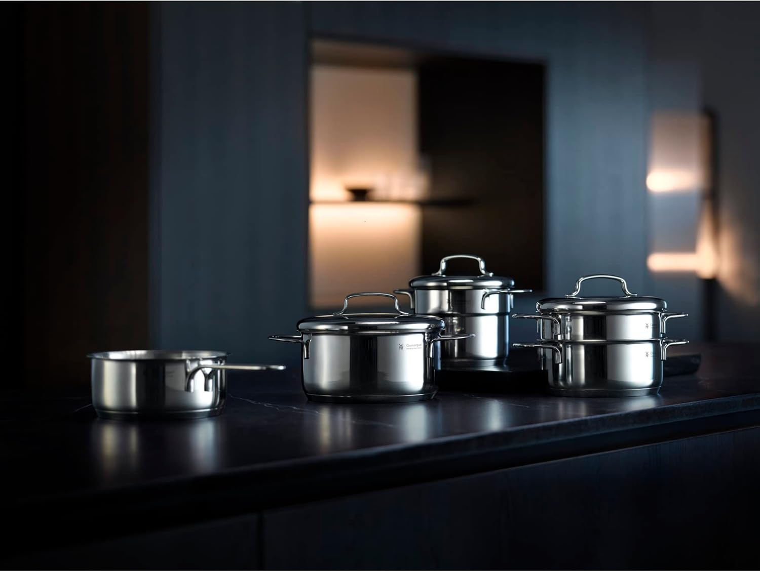 Mini Sos Tenceresi, 10 cm, 0,5 L, Kapaksız, İndüksiyon Uyumlu, Cromargan® Yüksek Kaliteli Paslanmaz Çelik, Üst Üste Saklanabilir