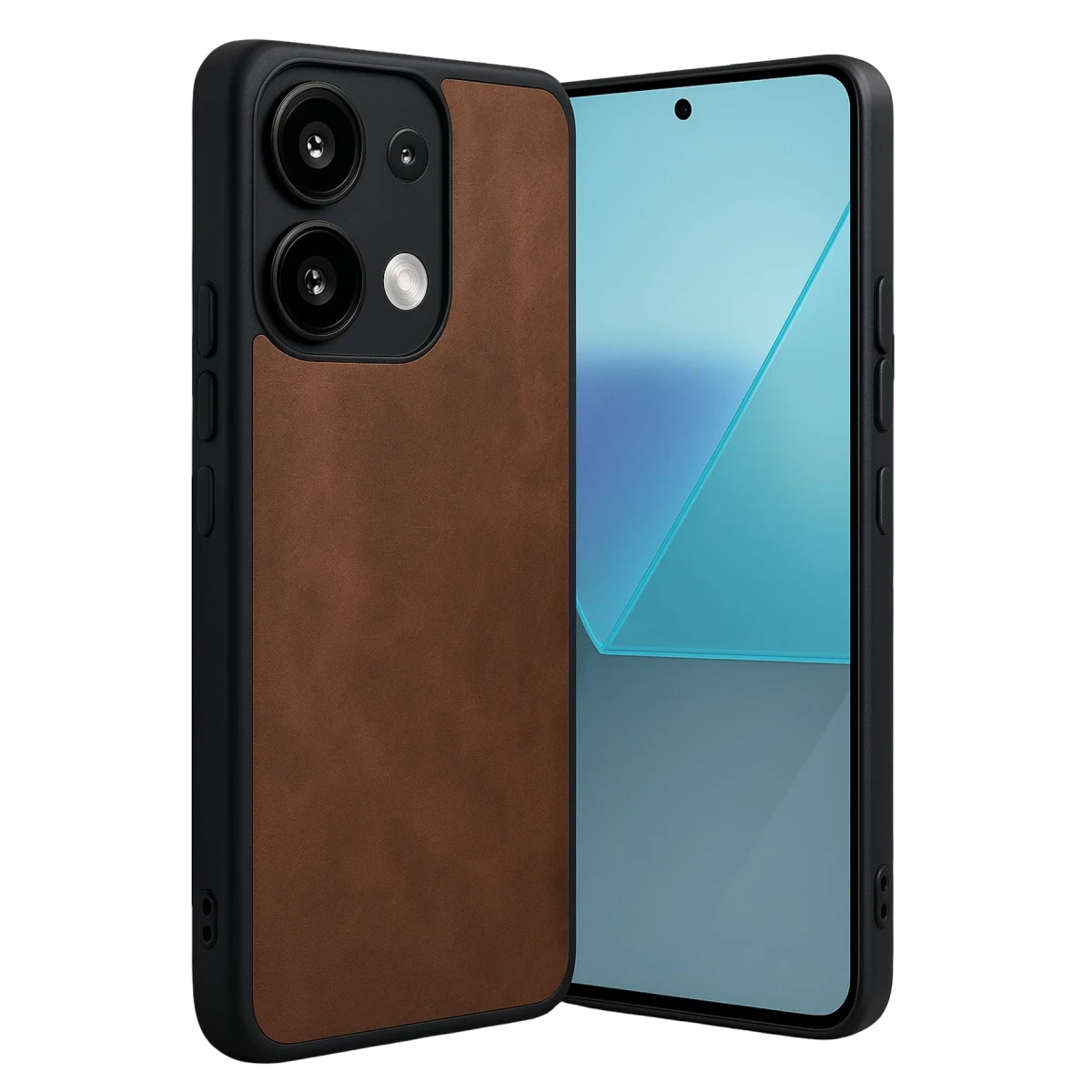 Xiaomi Redmi Note 13 Pro 5G Kılıf Aras Deri Kapak - Taba
