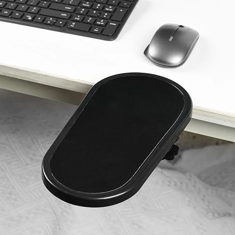 STORE Ergonomik Ayarlanabilir Masa Kol Dayanağı ve Döner Mouse Pad Tutucu, Masaya Takılan Bilek ve Ön Kol Destek Aparatı, Ofis ve Ev Kullanımı İçin Rahatlatıcı Tasarım