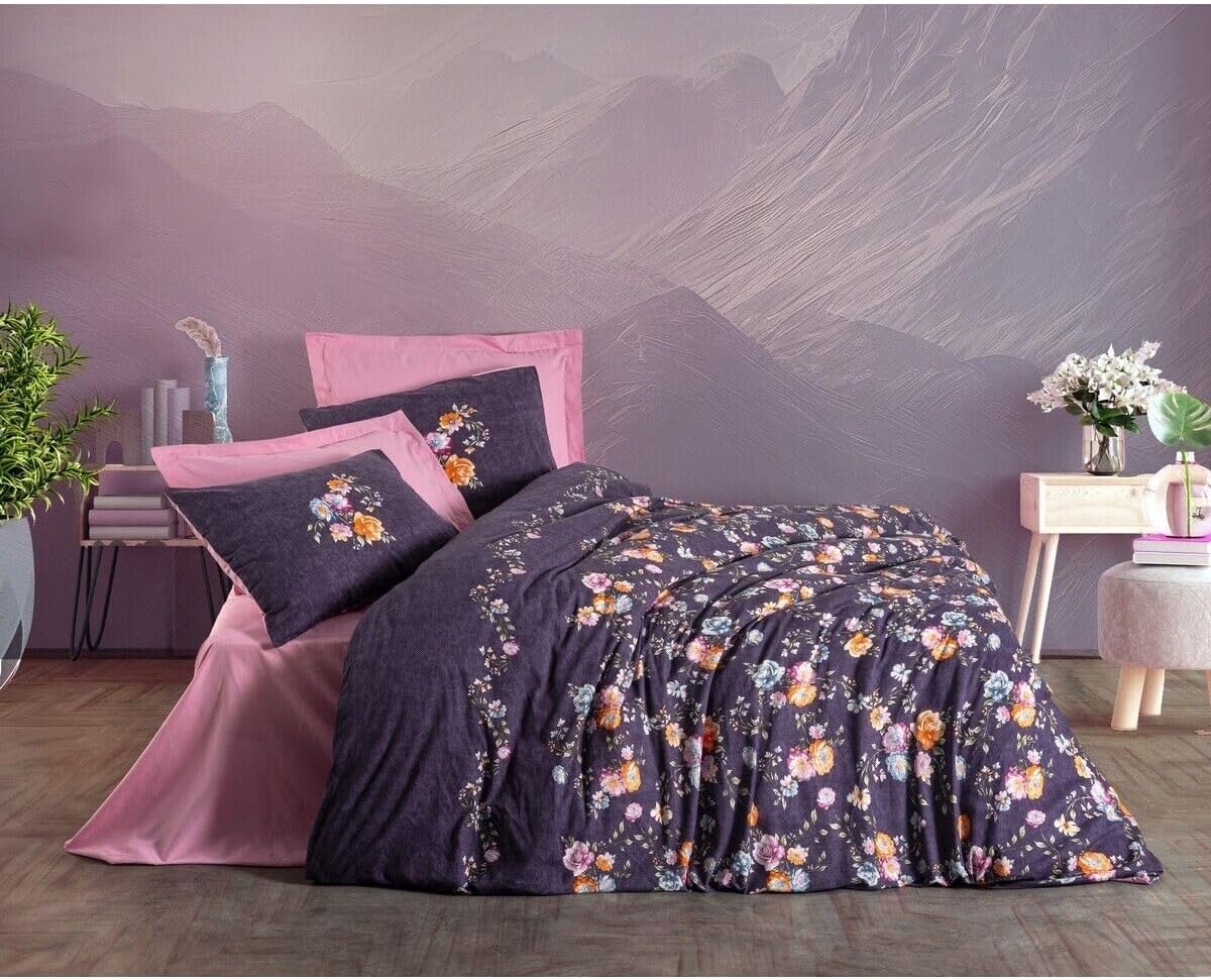 Cozy Home Feminen Tek Kişilik Nevresim Takımı Alessa Pembe