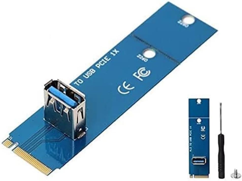 4444 Ngff M2 Ssd To Usb 3.0 Pci-e 1x 16x Çevirici Dönüştürücü Riser Kart Adaptörü
