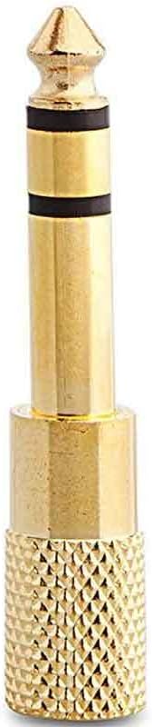 6.35 mm Erkek - 3.5 mm Dişi Stereo Jack Çevirici Adaptör