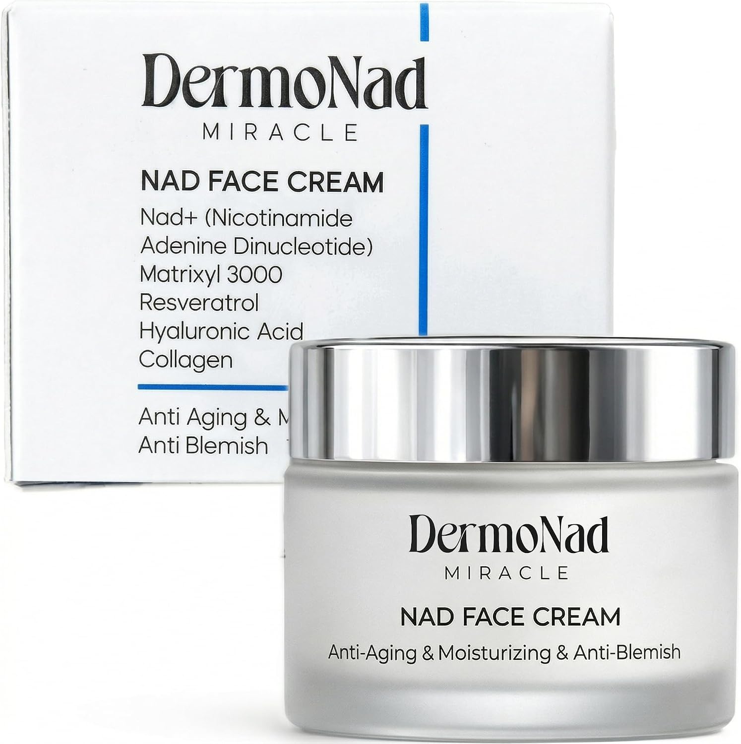 Nad-containing face cream Anti Aging, repairing skin blemishes, Moisturizing Resveratrol, Collagen, Niacinamide, Hyaluronic Acid, nad+