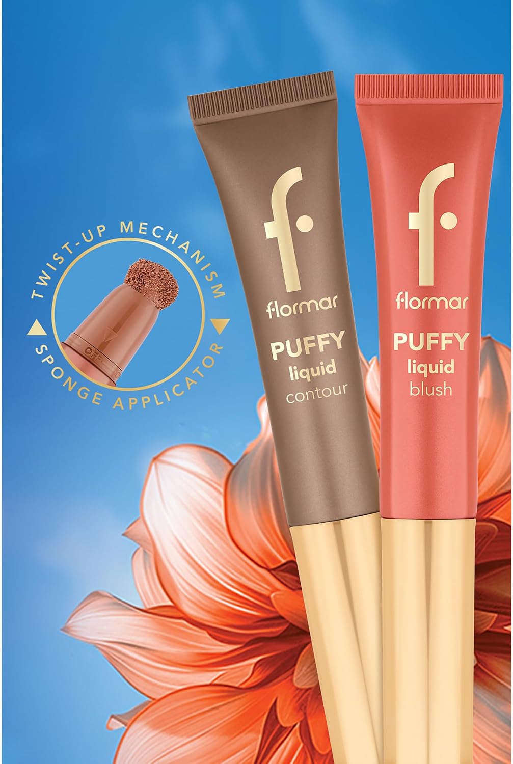 Puffy Liquid Hafif Yapılı & Sünger Aplikatörlü Yoğunluğu Ayarlanabilir Likit Kontür