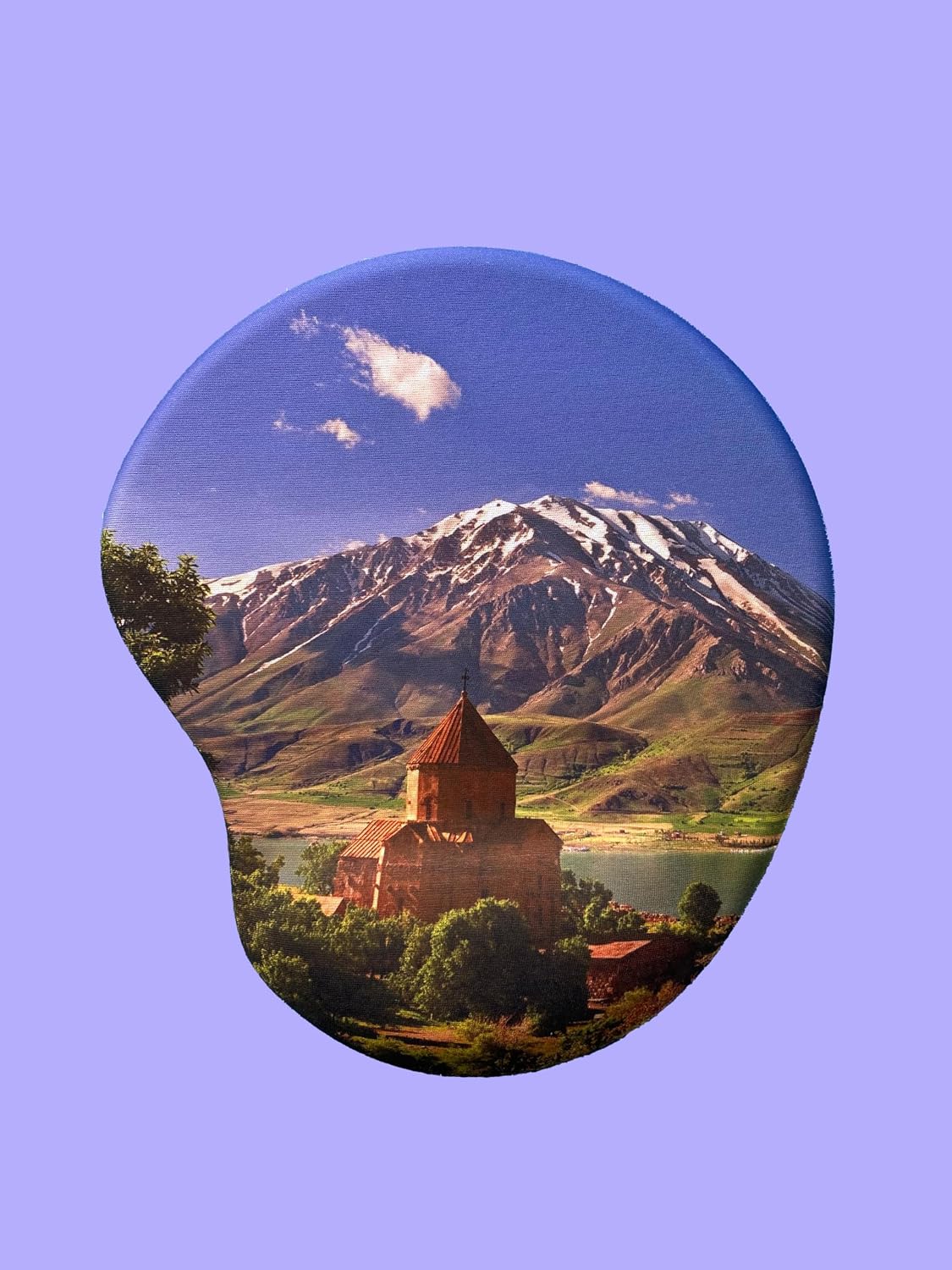 Türkiye Serisi - Akdamar Kilisesi Baskılı Bilek Destekli Mouse Pad