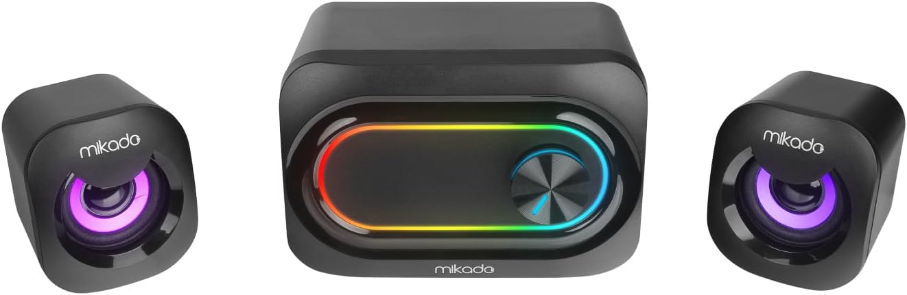 MD-511 5W+3W×2 USB RGB Ledli 2.1 Gaming Oyuncu Ses Ayarlı Speaker Hoparlör