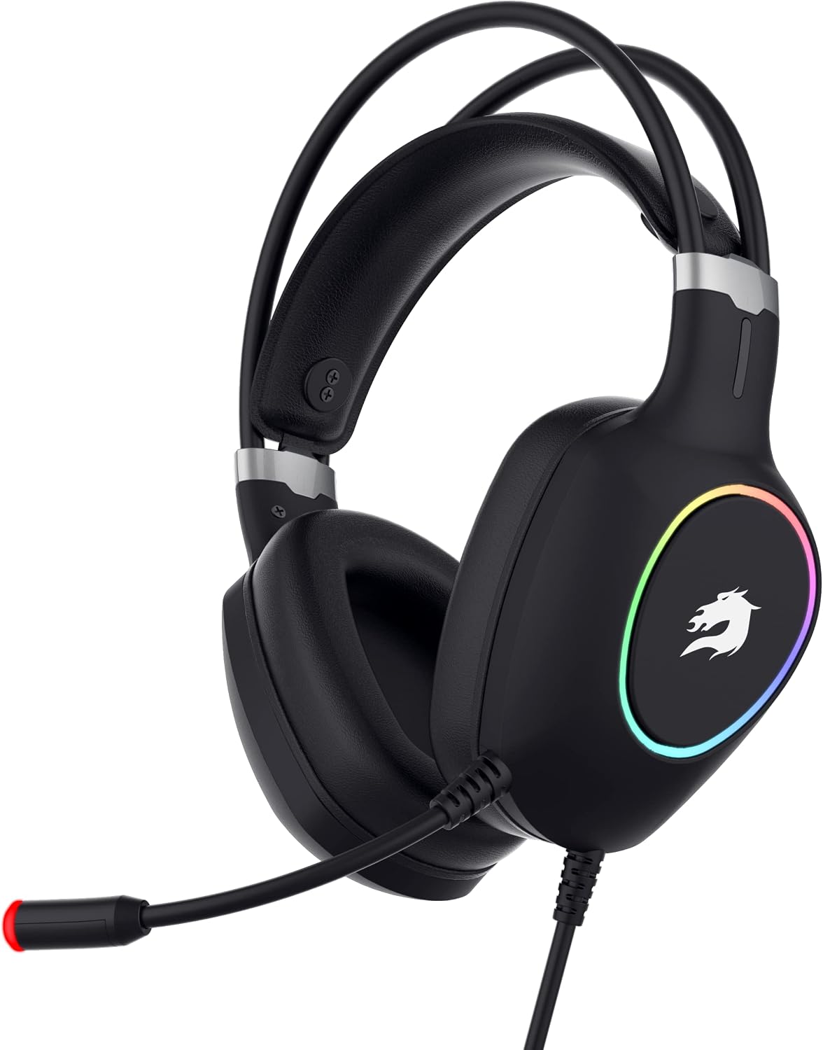 GameBooster H05 Zen Rainbow LED 7.1 Titreşimli Siyah Oyuncu Kulaklığı, 260gr