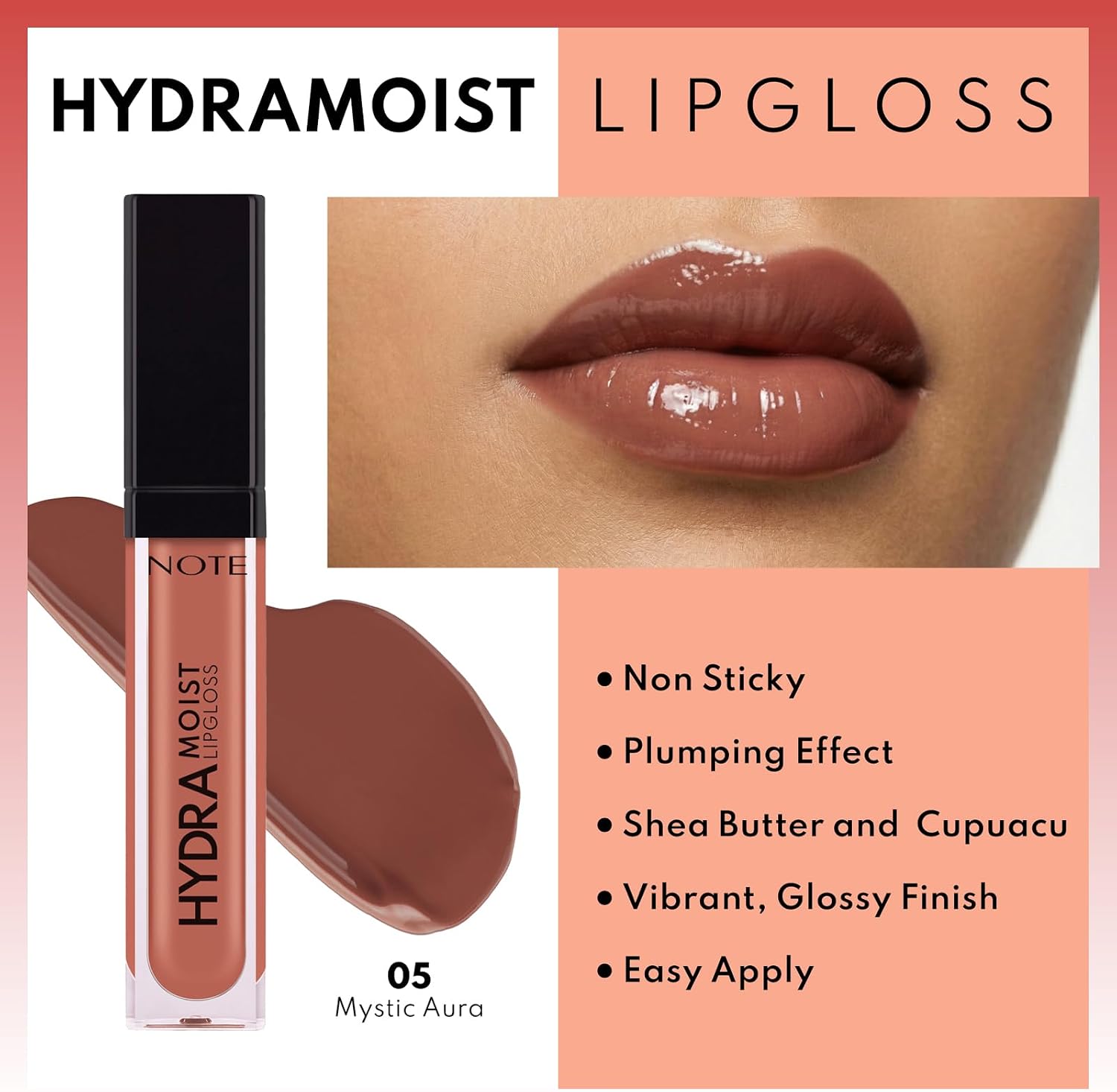Cosmetics Hydramoist Lipgloss Nemlendirici Dudak Parlatıcısı - 05 Mystic Aura - Kahverengi