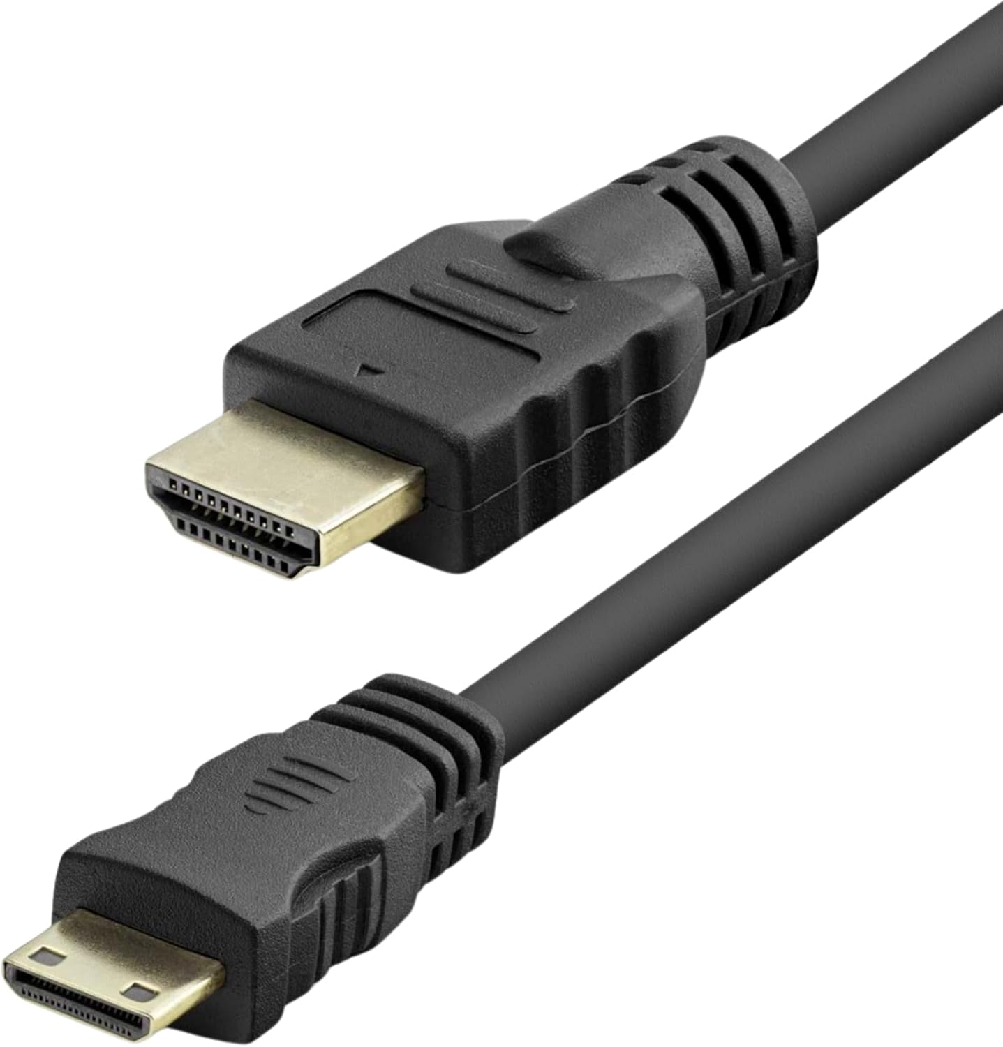 HDMI to Mini HDMI Kablo 1.5 Metre - Kamera, Oyun Konsolu ve Tablet için Erkek-Erkek Ses ve Görüntü Aktarım Kablosu - Siyah