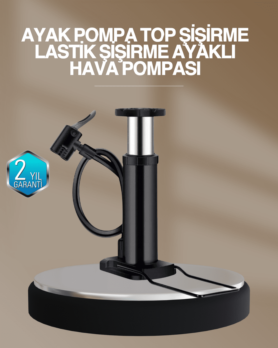Extra Güçlü Ayak Pompası Otomobil Motosiklet Bisiklet Uyumlu