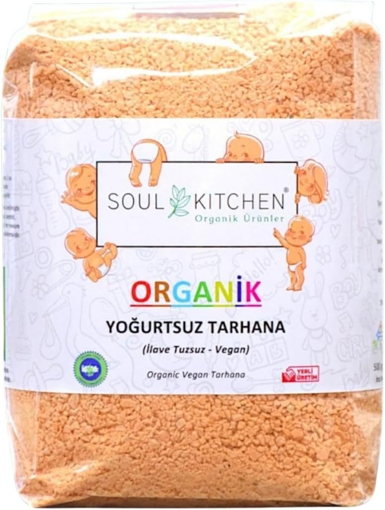 Soul Kitchen Organik Yoğurtsuz Tarhana 500gr (Vegan) (İlave Tuzsuz)