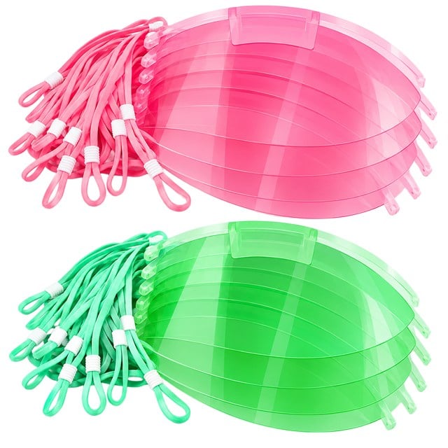 SN-38916 Yemek Servisleri İçin Plastik Şeffaf Maske (10 Adet)