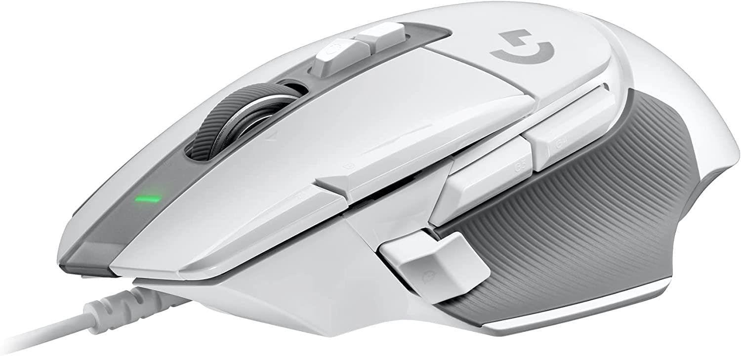 G502 X Kablolu Oyun Mouse'u, LIGHTFORCE Hibrit Optik-Mekanik Ana Anahtarlar, HERO 25K Oyun Sensörü, MacOS, Windows ve PC ile Uyumlu, Beyaz