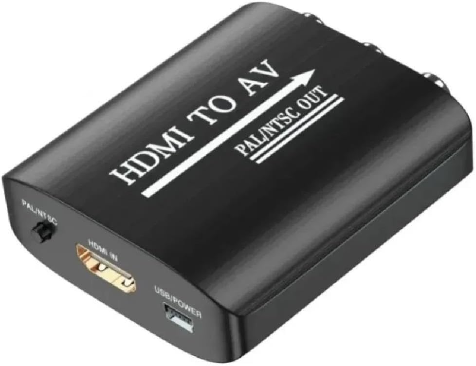 3443 HDMI To Av Rca Tos Çevirici Dönüştürücü Adaptör