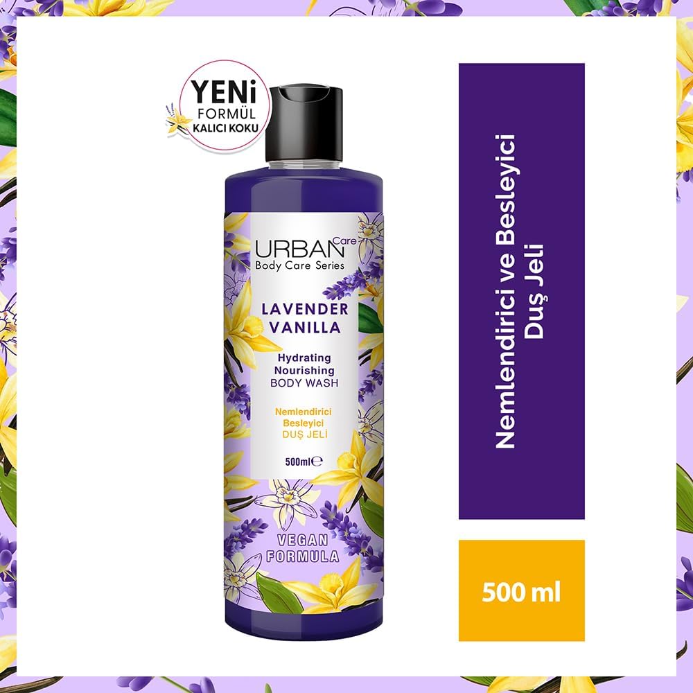 Lavender & Vanilla Yenileyici ve Nemlendirici Besleyici Duş Jeli, 500 ml