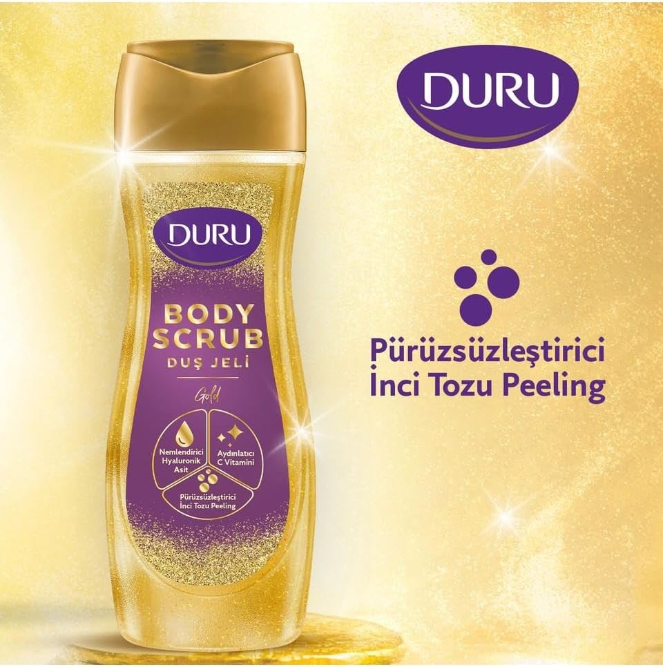 Body Scrub Duş Jeli, Gold, 450 Mililitre