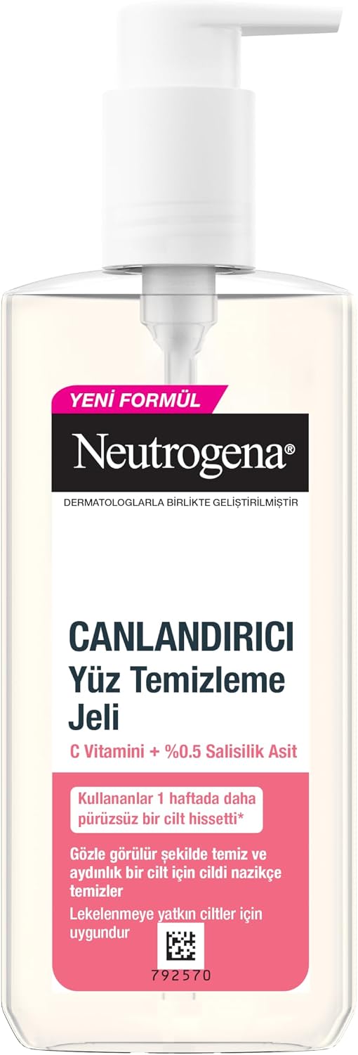 Canlandırıcı (C Vitamini + %0.5 Salisilik Asit İçeren) Yüz Temizleme Jeli 200 Ml