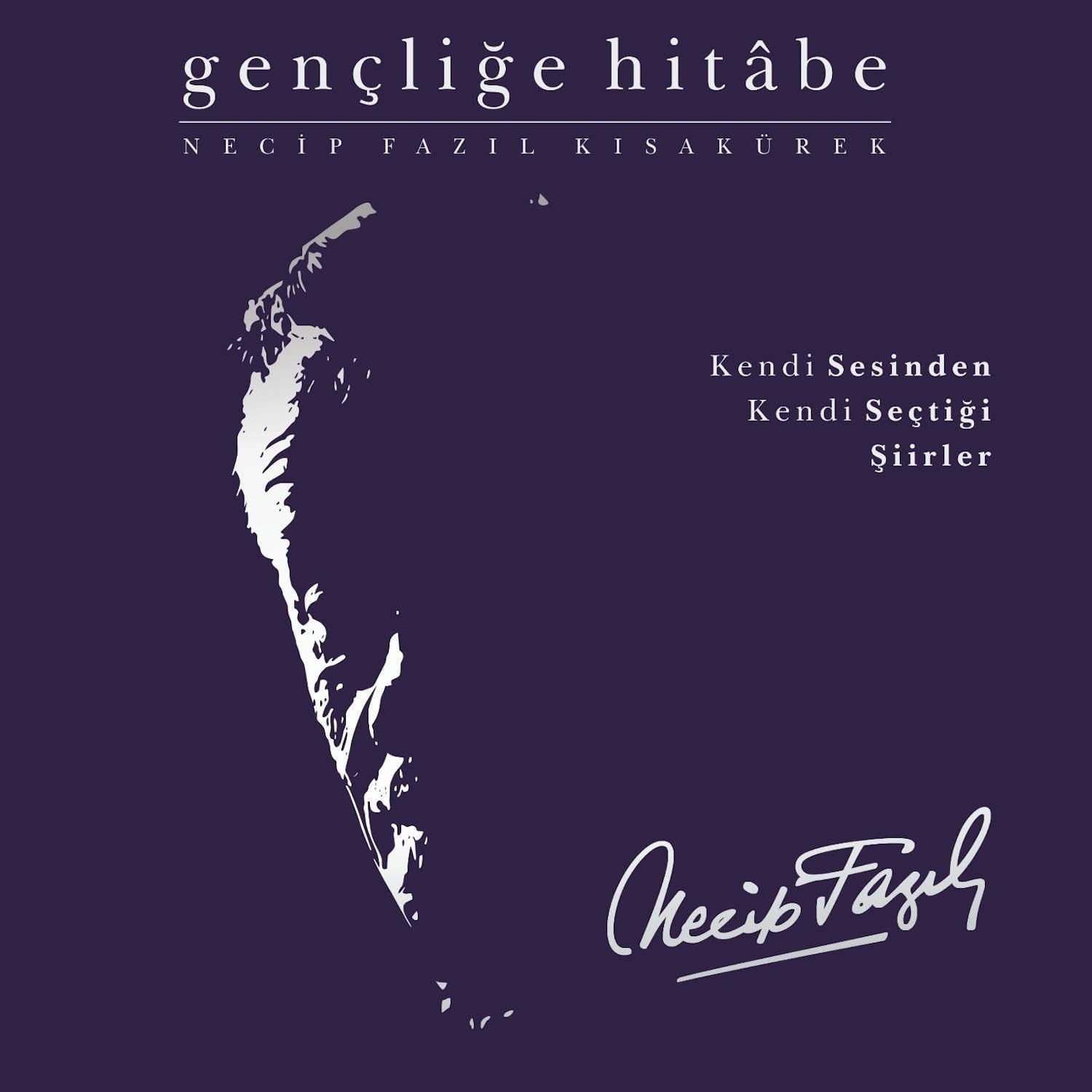 Necip Fazıl Kısakürek Gençliğe Hitabe Kendi Sesinden Şiirler Plak LP