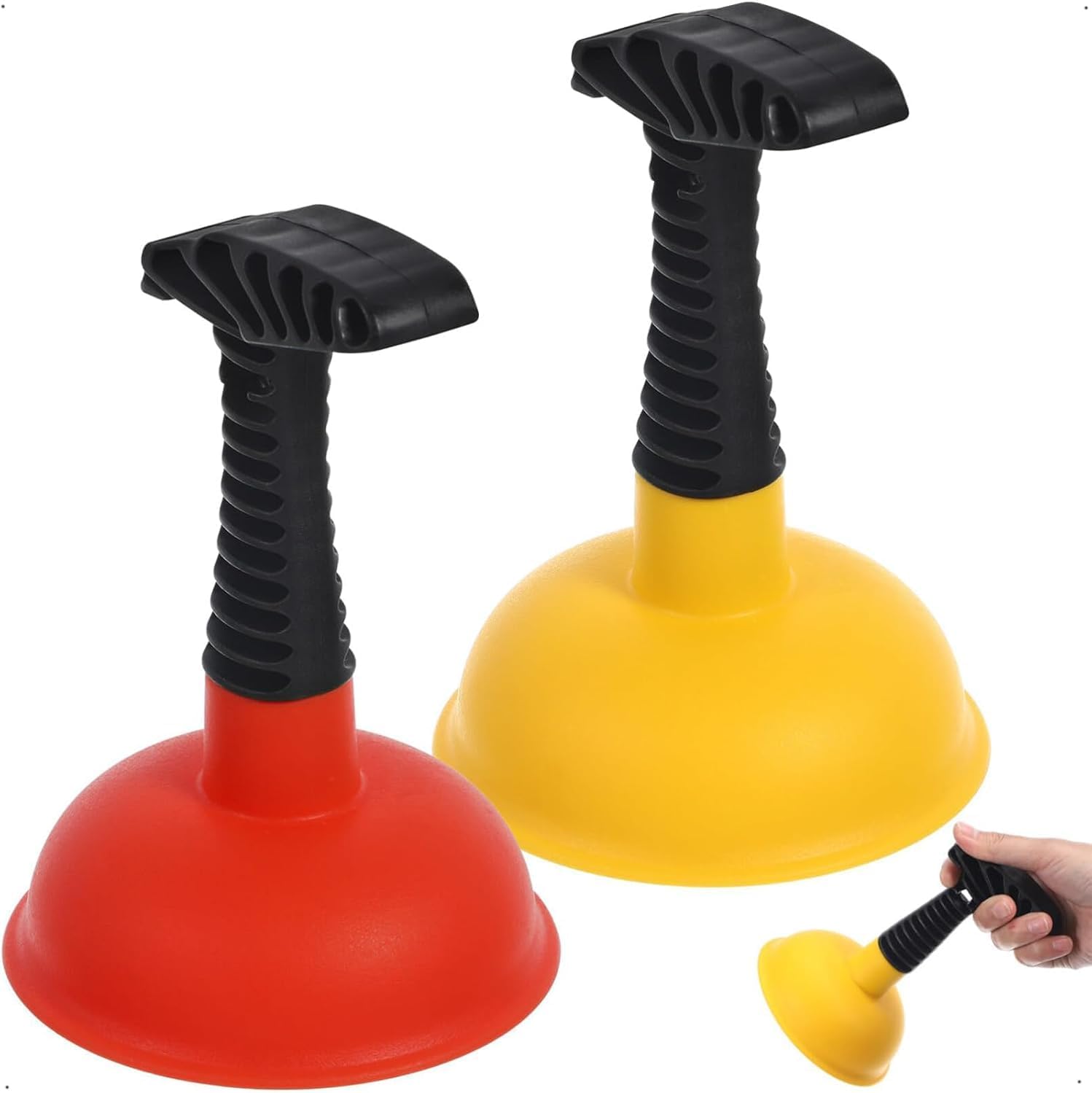 Lavabo pompası, güçlü emişli 2 adet mini gider açıcı, kısa sap tasarımıyla banyo, duş, lavabo ve tuvalet tıkanıklıklarını kolayca açan pratik ev aleti