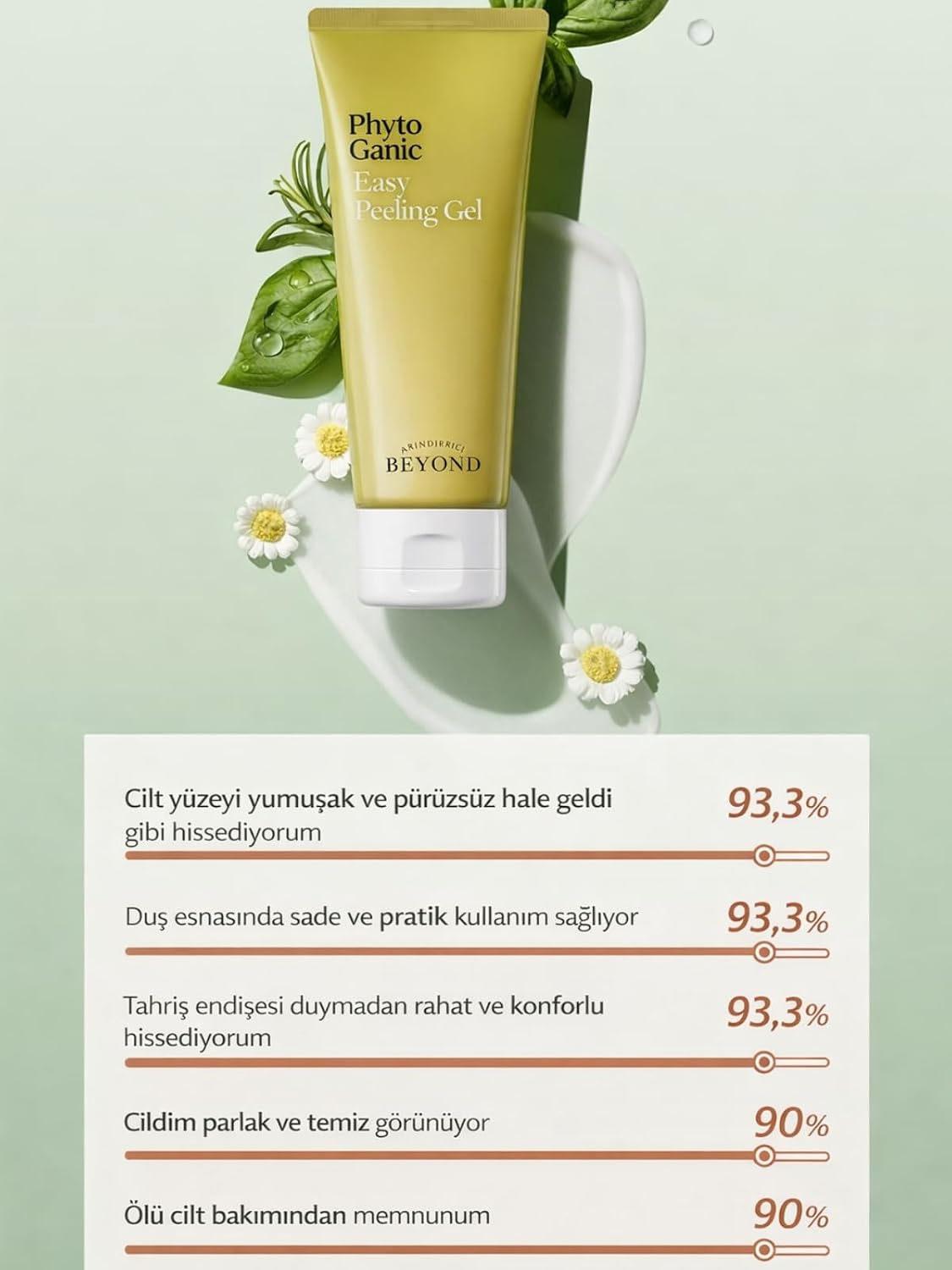 PASSION & BEYOND Phytoganic Easy Peeling Gel 7 Bitki Özlü Nemlendirici Yatıştırıcı Peeling 100 ml