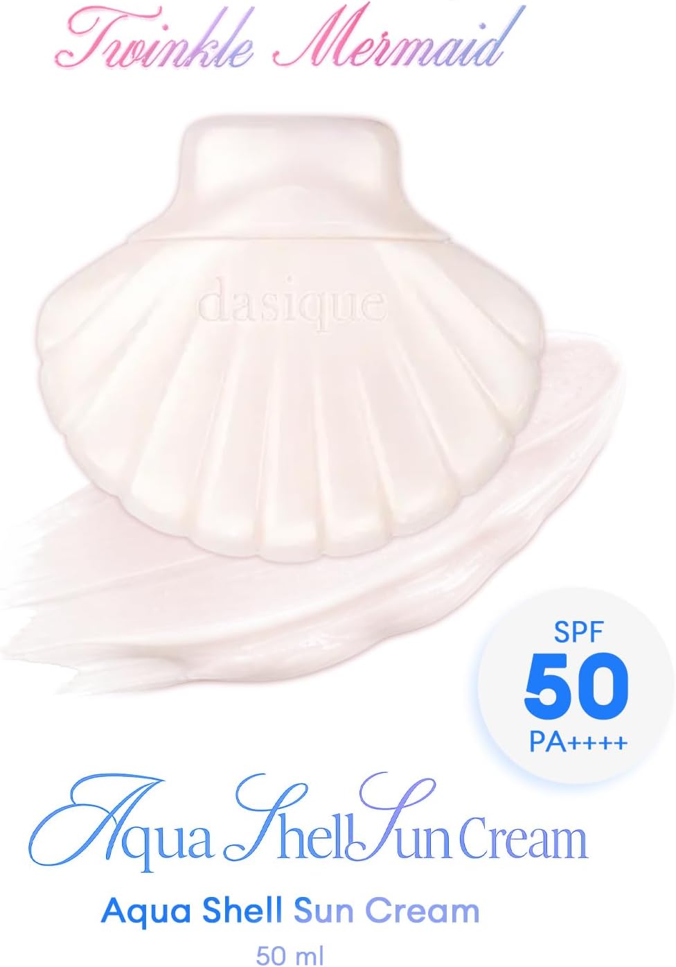 Nemlendirici, İnci Işıltılı, Hafif Yapılı Güneş Kremi Aqua Shell Sun Cream SPF50+ PA++++