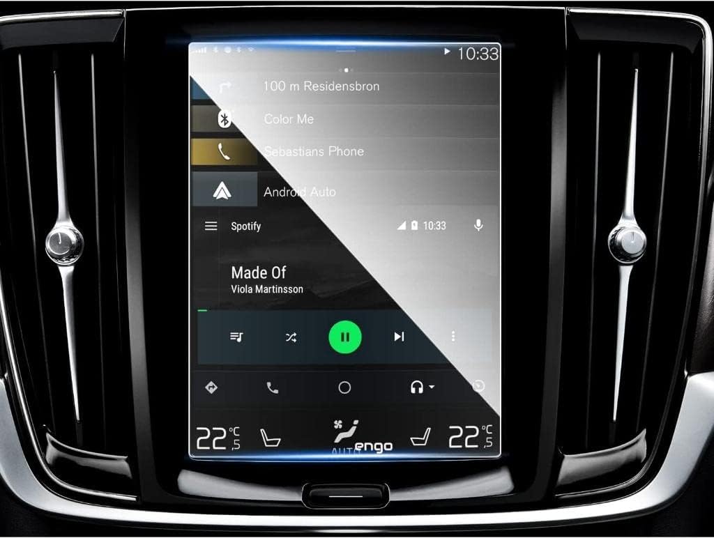 Volvo Xc40 Multimedya & Navigasyon 8.7 İnç İle Uyumlu Ekran Koruyucu