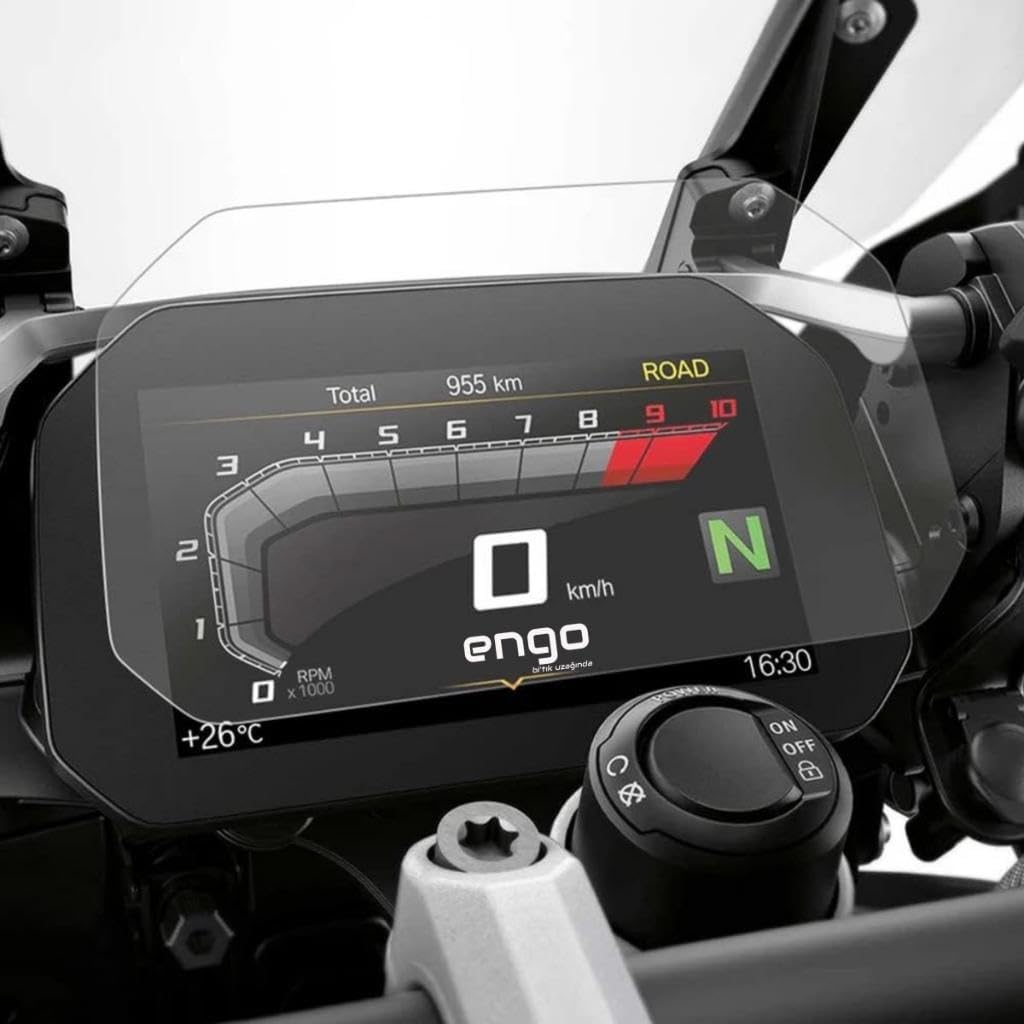 Bmw R 1300 Gs İle Uyumlu Motosiklet Ekran Koruyucu 6.5 İnç Tft Dijital Gösterge Paneli İçin 9h Kırılmaz Esnek Nano Cam Koruma