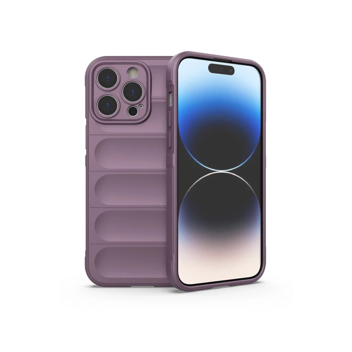 Apple iPhone 13 Pro Max Kılıf Optimum Silikon - Mor