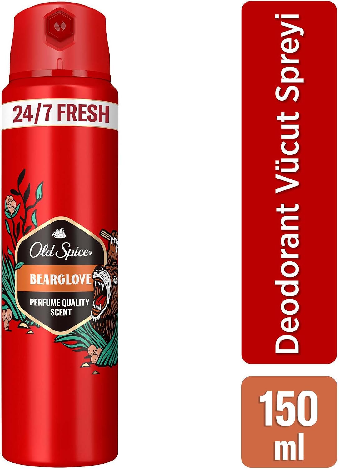 Bearglove Erkek Sprey Vücut Deodorantı 150 ml