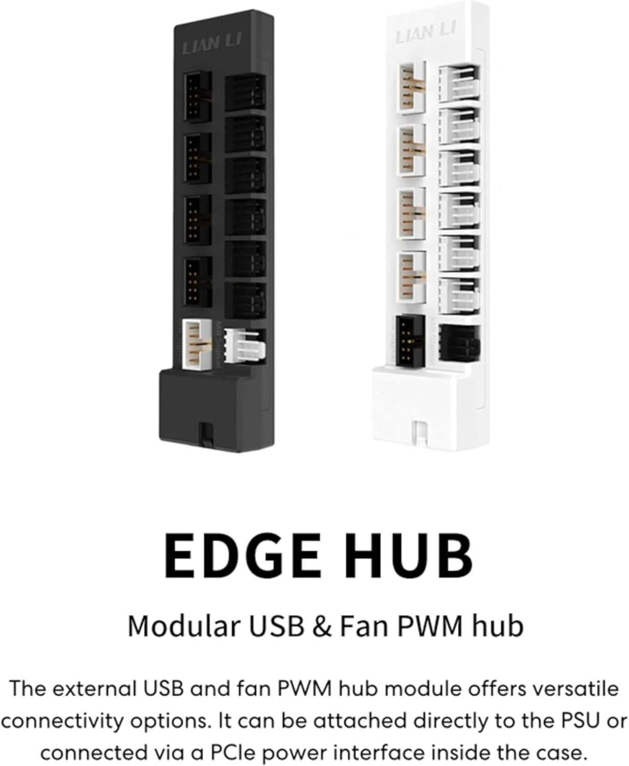 Evrensel USB ve PWM Fan Hub, Beyaz (EG-HUB01W)